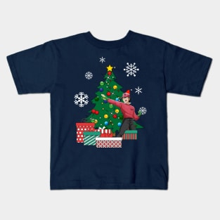 Genzo Wakabayashi Around The Christmas Tree Captain Tsubasa Kids T-Shirt